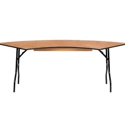 New Ginny Folding Table, 60" x 30", Natural (YTWSFT6030SP) Folding Tables