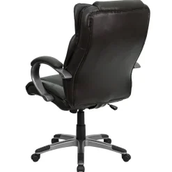 Hansel Ergonomic LeatherSoft Swivel High Back Executive Office Chair, Espresso Brown (BT9088BRN) Office Chairs