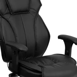 New Hansel Ergonomic LeatherSoft Swivel High Back Executive Office Chair, Black (BT9835H) Ergonomic Chairs