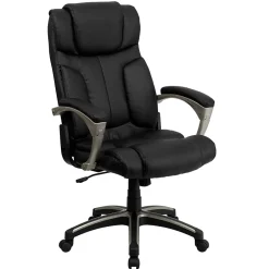 Hot Hansel Ergonomic LeatherSoft Swivel High Back Folding Executive Office Chair, Black (BT9875H) Office Chairs
