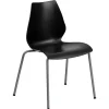 Outlet HERCULES Series Plastic Stacking Chair, Black (RUT288BK) Folding & Stacking