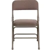 New Hercules Banquet/Reception Folding Fabric Chairs, Beige, 4/Pack (BELNICK INC (NSP)) Folding & Stacking