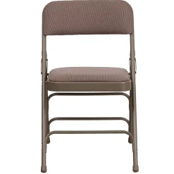 New Hercules Banquet/Reception Folding Fabric Chairs, Beige, 4/Pack (BELNICK INC (NSP)) Folding & Stacking