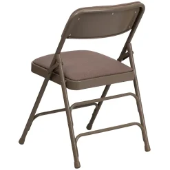 New Hercules Banquet/Reception Folding Fabric Chairs, Beige, 4/Pack (BELNICK INC (NSP)) Folding & Stacking