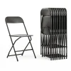 Online HERCULES™ Plastic Armless Folding Chair, Black, 60/Pack Folding & Stacking