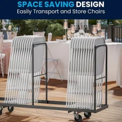 Sale HERCULES™ Plastic Armless Folding Chair, Premium White, 32/Pack Folding & Stacking