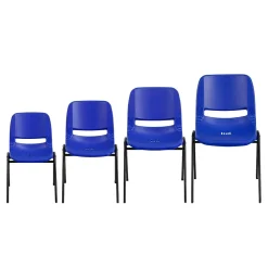 Outlet HERCULES Series Plastic Shell Stack Chair, Blue/Black (RUTEO1BL) Folding & Stacking