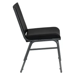 HERCULES Series Vinyl Stack Chair, Black (XU60153BKVYL) Folding & Stacking