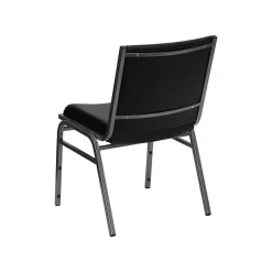 Hot HERCULES™ Vinyl Heavy Duty Stack Chair, Black, 40/Pack (40XU60153BKVYL) Folding & Stacking