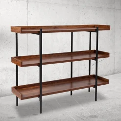 Sale HERCULES Series 18" Storage Shelf, Rustic (JN2542B3) Bookcases