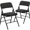 Clearance HERCULES Series Fabric Banquet/Reception Chair, Black, 2/Pack (2AWMC309AFBLK) Folding & Stacking