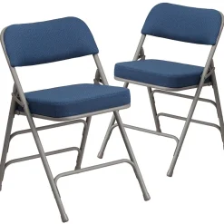Hot HERCULES Series Fabric Folding Chair, Navy, 2/Pack (2AWMC320AFNVY) Folding & Stacking