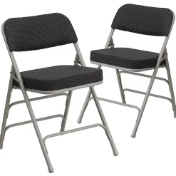 Outlet HERCULES Series Fabric Folding Chair, Black, 2/Pack (2AWMC320AFBK) Folding & Stacking