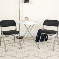 Outlet HERCULES Series Fabric Folding Chair, Black, 2/Pack (2AWMC320AFBK) Folding & Stacking