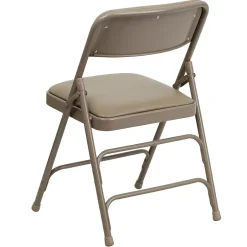 Outlet HERCULES Series Vinyl Banquet/Reception Chair, Beige, 2/Pack (2HAMC309AVBGE) Folding & Stacking