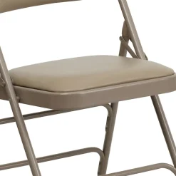 Outlet HERCULES Series Vinyl Banquet/Reception Chair, Beige, 2/Pack (2HAMC309AVBGE) Folding & Stacking