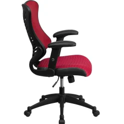 Hot Kale Ergonomic Mesh Swivel High Back Executive Office Chair, Burgundy (BLZP806BY) Office Chairs