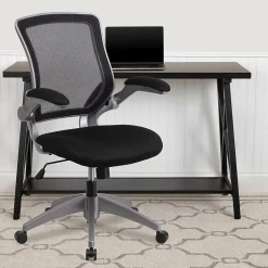 Sale Kale Ergonomic Mesh Swivel Mid-Back Task Office Chair, Black (BLZP8805BK) Ergonomic Chairs