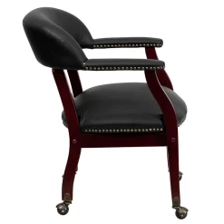 Hot Leather Conference Chair, Black (BZ100LFBKLEA) Office Chairs