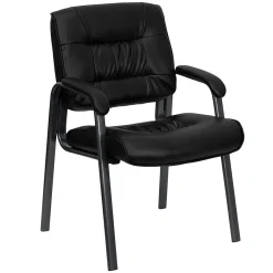 Clearance LeatherSoft Executive Chair, Black (BT-1404-BKGY-GG) Office Chairs