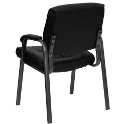 Clearance LeatherSoft Executive Chair, Black (BT-1404-BKGY-GG) Office Chairs