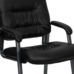 Clearance LeatherSoft Executive Chair, Black (BT-1404-BKGY-GG) Office Chairs