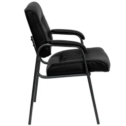Clearance LeatherSoft Executive Chair, Black (BT-1404-BKGY-GG) Office Chairs