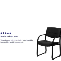 Sale LeatherSoft Executive Chair, Black (BT-510-LEA-BK-GG) Office Chairs