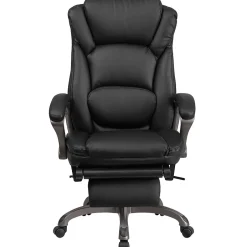 Martin Ergonomic LeatherSoft Swivel High Back Executive Reclining Office Chair, Black (BT90279H) Office Chairs