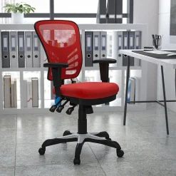 Discount Nicholas Ergonomic Mesh Swivel Mid-Back Multifunction Executive Office Chair, (HL0001) Ergonomic Chairs