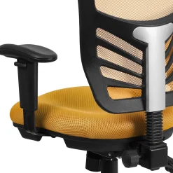 Outlet Nicholas Ergonomic Mesh Swivel Mid-Back Multifunction Executive Office Chair, (HL0001YEL) Ergonomic Chairs