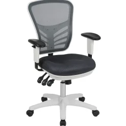 Best Nicholas Ergonomic Mesh Swivel Multifunction Executive Office Chair, (HL0001WHDKGY) Ergonomic Chairs