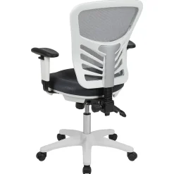 Best Nicholas Ergonomic Mesh Swivel Multifunction Executive Office Chair, (HL0001WHDKGY) Ergonomic Chairs