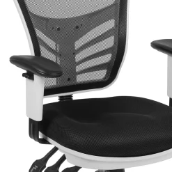Best Nicholas Ergonomic Mesh Swivel Mid-Back Multifunction Executive Office Chair, (HL0001WHBK) Ergonomic Chairs