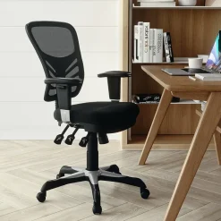 Outlet Nicholas Ergonomic Mesh Swivel Mid-Back Multifunction Executive Office Chair, (HL0001) Ergonomic Chairs