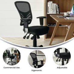 Outlet Nicholas Ergonomic Mesh Swivel Mid-Back Multifunction Executive Office Chair, (HL0001) Ergonomic Chairs