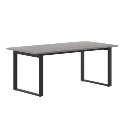 Clearance Redmond 72"W x 36"D Conference Table, Laminate, Gray Oak (MTM7236LTGRYUBF) Conference Room Tables