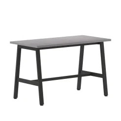 New Redmond 48"W x 24"D Conference Table, Laminate, Gray Oak (MTM4824LTGRYABF) Conference Room Tables