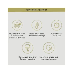 Coffee Makers<Flavia AROMA 10-Cup Commercial Automatic Coffee Maker, Black (18000564)