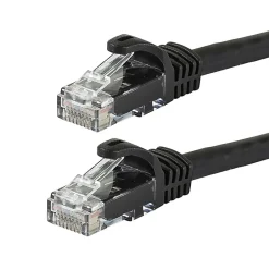 Ethernet Cables<Monoprice FLEXboot Series Cat5e 24AWG UTP Ethernet Network Patch Cable, 25ft Black