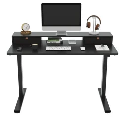 Discount EC9B Series 48"W Electric Adjustable Standing Desk, Black (EC9BDO04B) Standing Desks