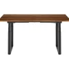 Outlet E7Q 72"W Electric Adjustable Standing Desk, Black Walnut/Black (E7QB7230-BW) Standing Desks