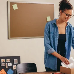 Clearance 24" x 36" Bulletin Board, Wood Framed (FLP10300) Bulletin