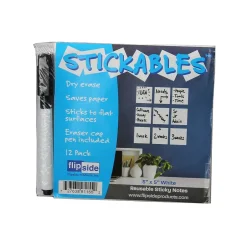 Sale Dry-Erase Sticky Note, 5" x 5", Dozen (91155) Dry Erase