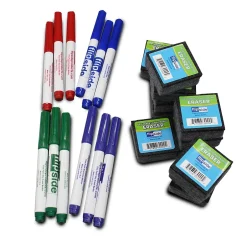 Online Magnetic Dry-Erase Whiteboard Set, 9