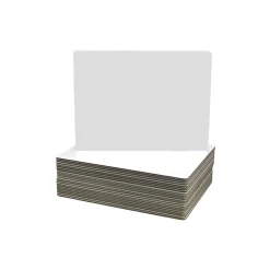 Magnetic Mobile Dry-Erase Whiteboard, 0.75' x 1', 24/Pack (12477) Dry Erase