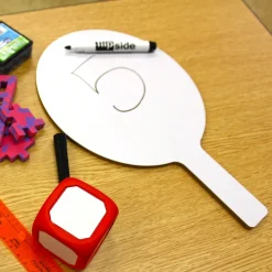 Best Oval Dry-Erase Paddle, Eraser, and Pen Class Pack, 36/Set (11232) Dry Erase