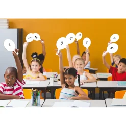 Best Oval Dry-Erase Paddle, Eraser, and Pen Class Pack, 36/Set (11232) Dry Erase