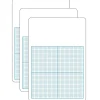 Clearance Products 0.25" Graph Dry Erase Board, 11" x 16", Pack of 3 (FLP11161-3) Dry Erase