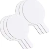 Outlet Products Oval Dry Erase Answer Paddles, 7" x 12", Pack of 6 (FLP10032-6) Dry Erase